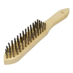 GERMANIA Drahtbürste Edelstahl 5-reihig 30x285mm Stahldrahtbürste Stahldraht