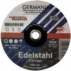 Trennscheibe Edelstahl INOX 230x1,6 Industriequalität Trennen