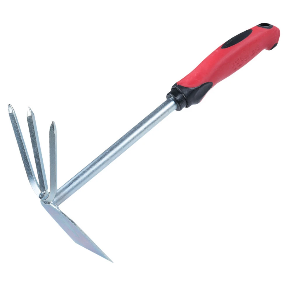 Doppelhacke 3 Zinken Verzinkt Mit HĂ€ufelblatt