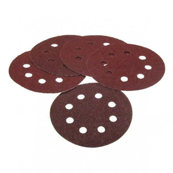 Schleifscheibe Schleifpapier Rund 5 St. 115mm Korn 240